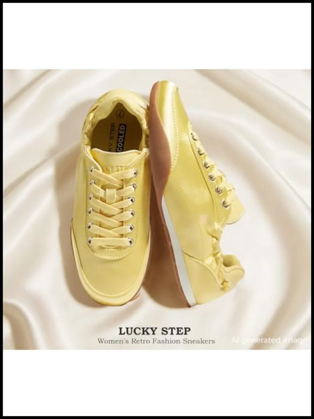 Retro Fashion Sneakers - Lightweight Satin Ballet Walking Shoes, Non Slip